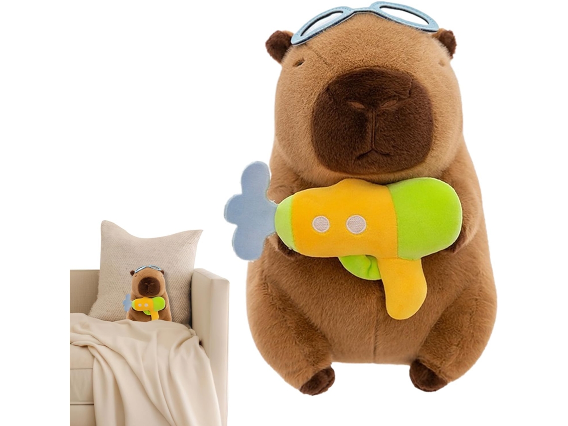 Capivara De Pelúcia, Super Macia, Com Roupa De Banho, Para Bebês, Adultos, Natal, Aniversário, Casa, Gokoco