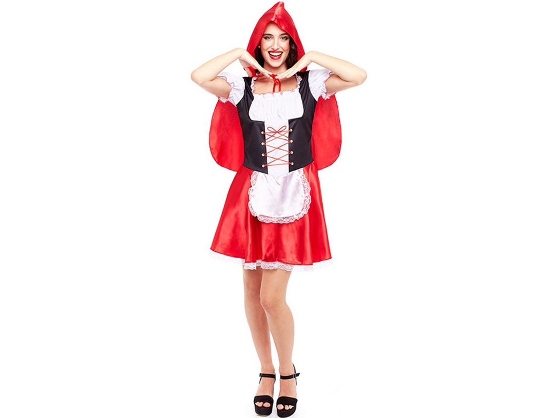 Fato de Mulher PARTILANDIA Chapeuzinho Vermelho com Avental (Tam.: M)