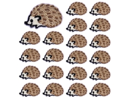 Patches Bordadas - 20 Unidades - Desenho De Lagartixa - Adesivos Para Roupas - Decoração - Reparo De Furos - 37 X 25 Mm