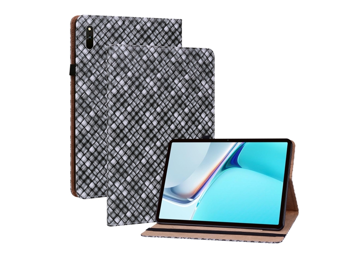 Capa De Couro Tecido Colorido Halinuia Com Suporte Para Huawei Matepad 11 2021