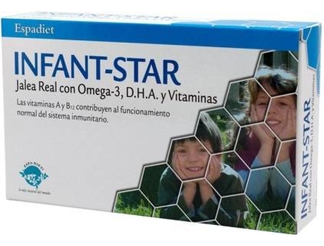 Suplemento Alimentar ESPADIET Montstar Geleia Infant Star Omega (20 frascos)