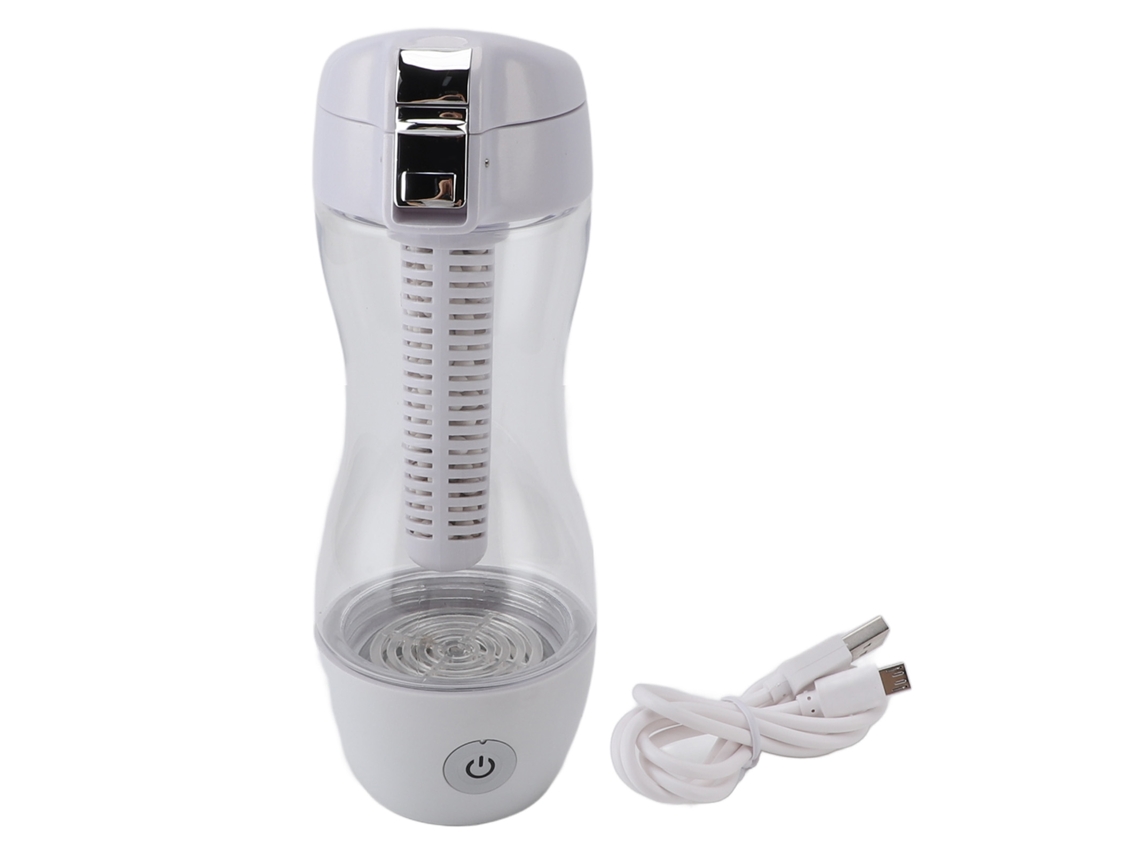 Garrafa de Água de Hidrogênio Rica 350ml Usb Portátil Pctg 1200ppb