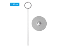 Porta Notas Con Clip Redondo Metal Base 250mm Organizador De Escritorio Oficina Suministros Papelería