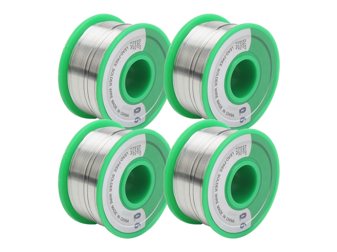Fio De Solda Ecológico Laxiscreed 0.6mm, Pack Com 10 Peças Para Soldar Com Qualidade