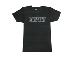 Ratatat Ratatat White Outline Logo On Bl ROCKINSTONE Size:xxl