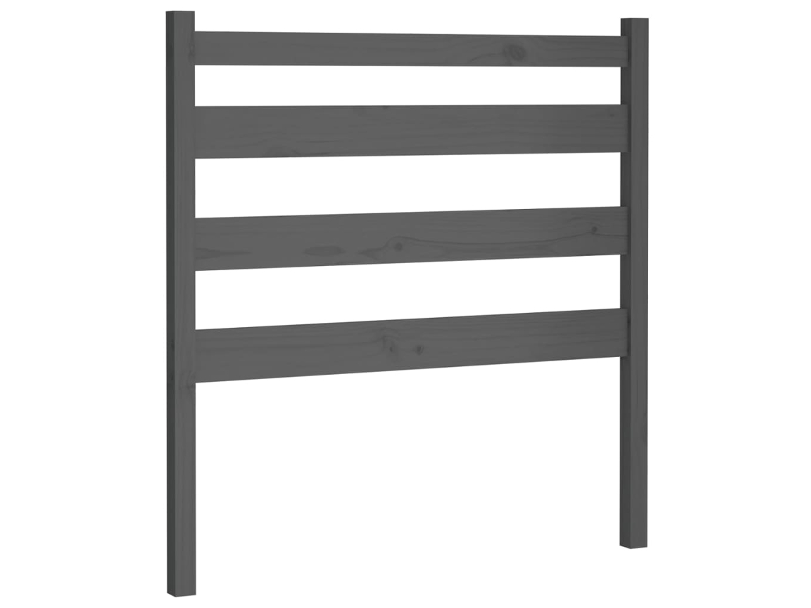 Bed Headboard, Bed Headboards Vidaxl Cinzeto Madeira De Pinho (96 X 100 Cm)