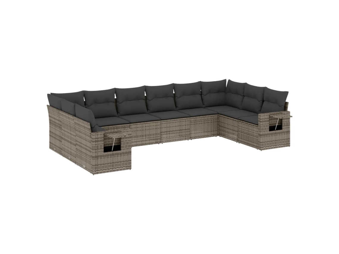 Garden Sofa Set, Garden Sofa Sets Vidaxl Cinzeto Rattan / Vime (n/a)