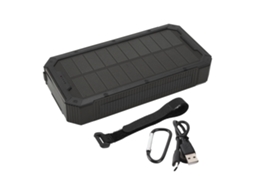 2026 cargador Solar 36800mah Banco de Energia Portátil com 36led para Escalada Preto