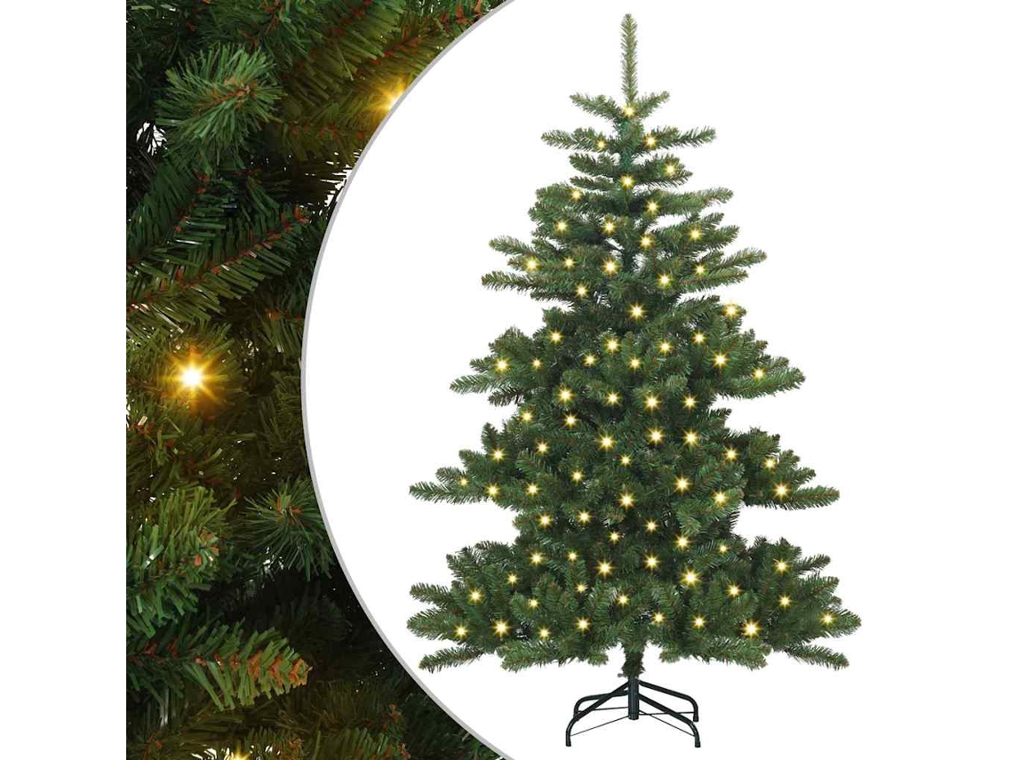 Conjunto 1 Árvore De Natal Artificial Vidaxl Verde Pvc (150 Cm)