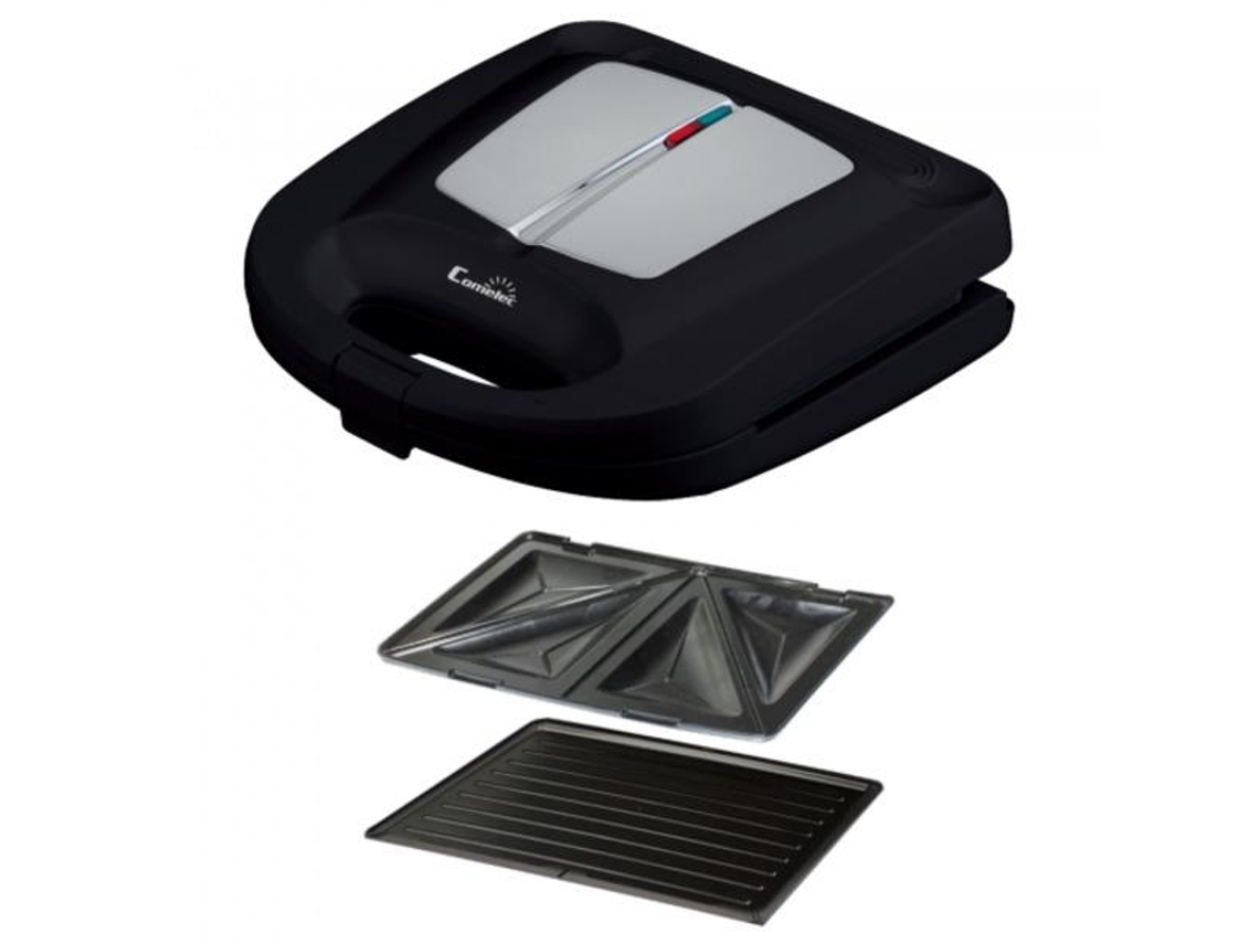 Comelec Sa 1216 Máquina para Fazer Sanduíches 850 W Preto Inox