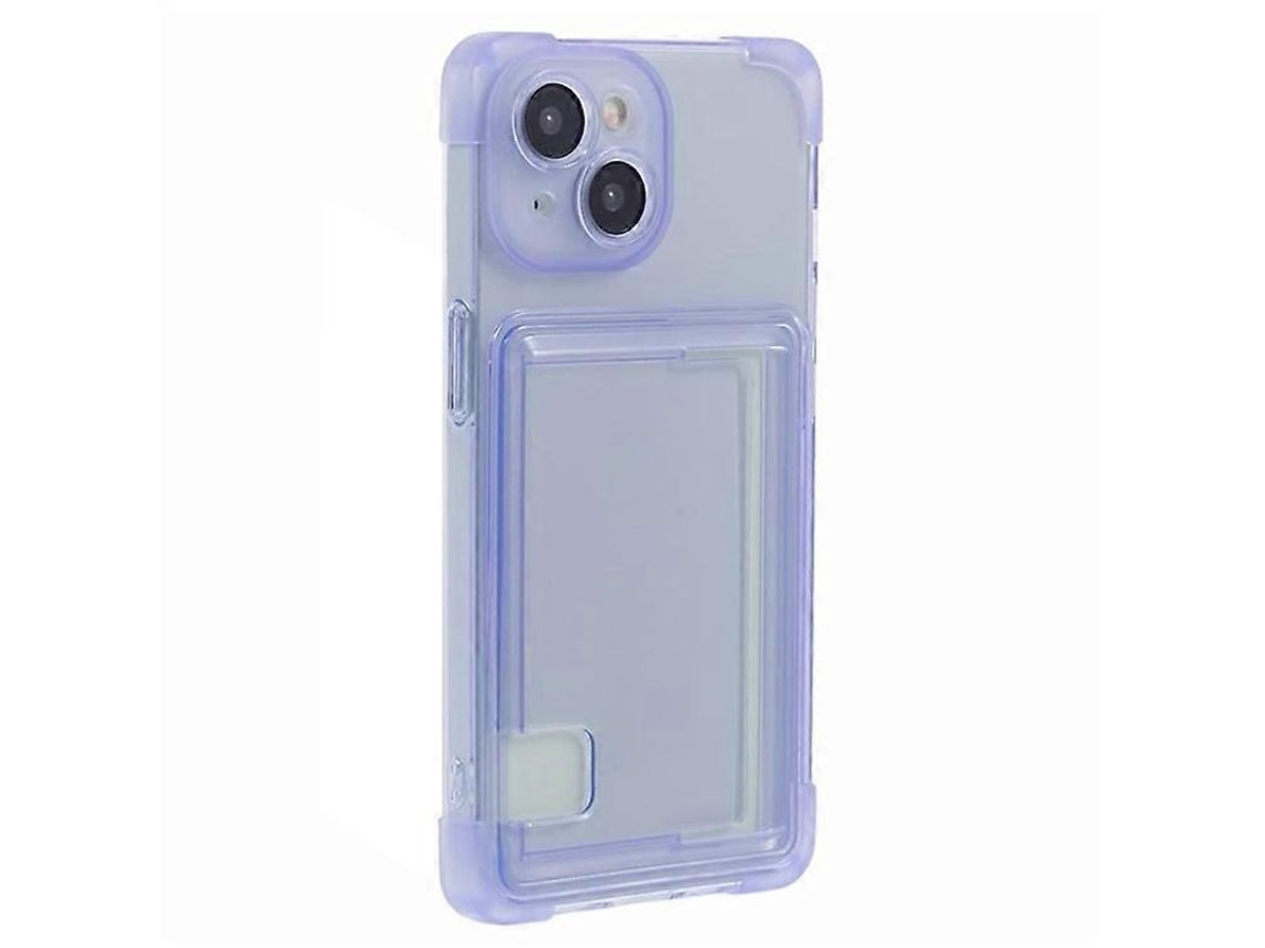 Capa para iPhone 13 YURU HRX Series, com porta cartões, antiqueda, TPU flexível, acesso total, impacto