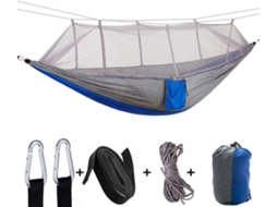 Rede de Casal Alipis em Nylon, Pe portátil leve resistente para camping