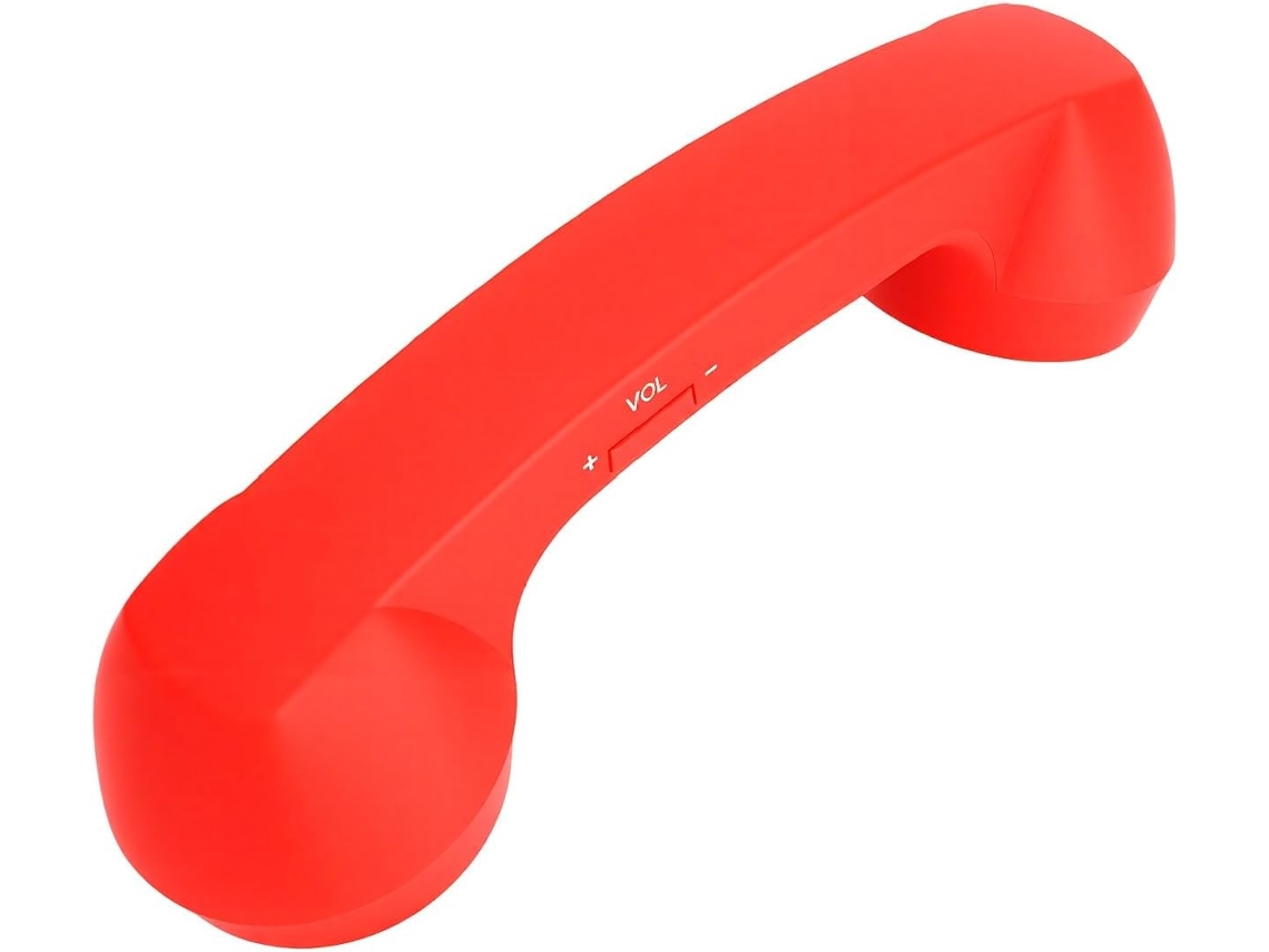 Telefone Sem Fio Com Design Retrô, Bluetooth 5.0 (vermelho)