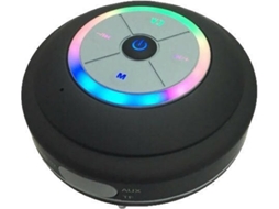 Coluna Bluetooth Sem Fios Q9 Com Led, Rdio Fm E Ventosa Prova De Gua | Orysin