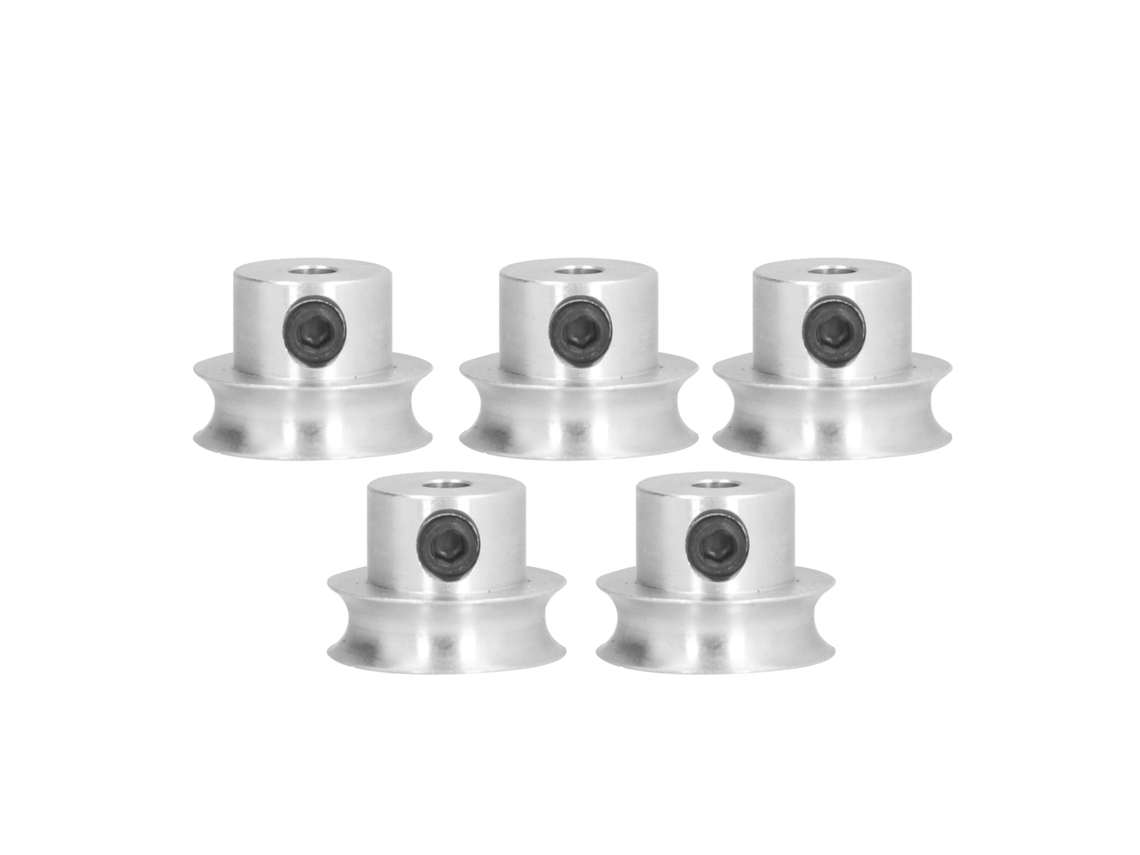 Roldana Redonda Fixada Por Parafuso V-shaped Com Buraco 16mm Para Transmissão De Correia Circular