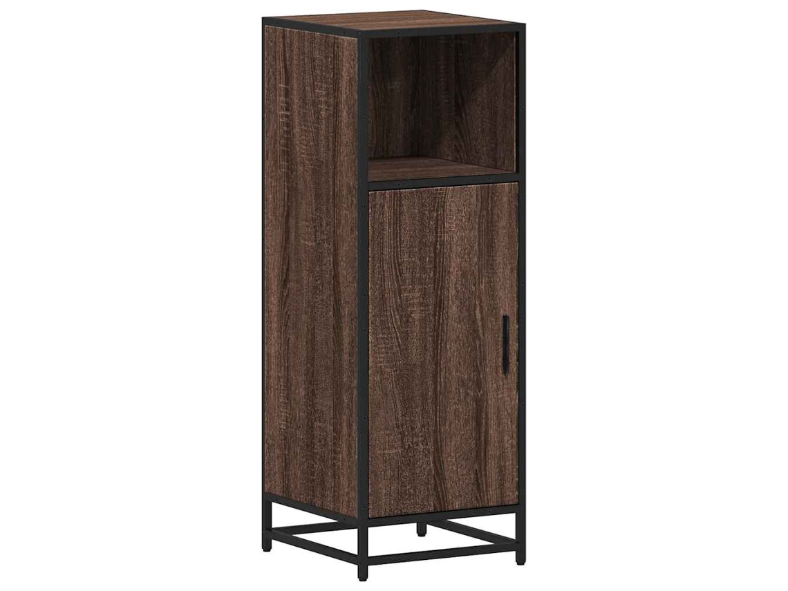 Armário de Wc em Derivados de Madeira Carvalho Castanho MAISON EXCLUSIVE (35x37,5x100 cm)