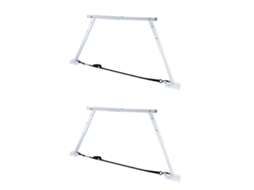 Estabilizador Universal de Para choques, para Autocaravanas, Reboques e Semirreboques, Compacto Dobrável, Altura Ajustável 304,8 a 711,2 Mm, 2