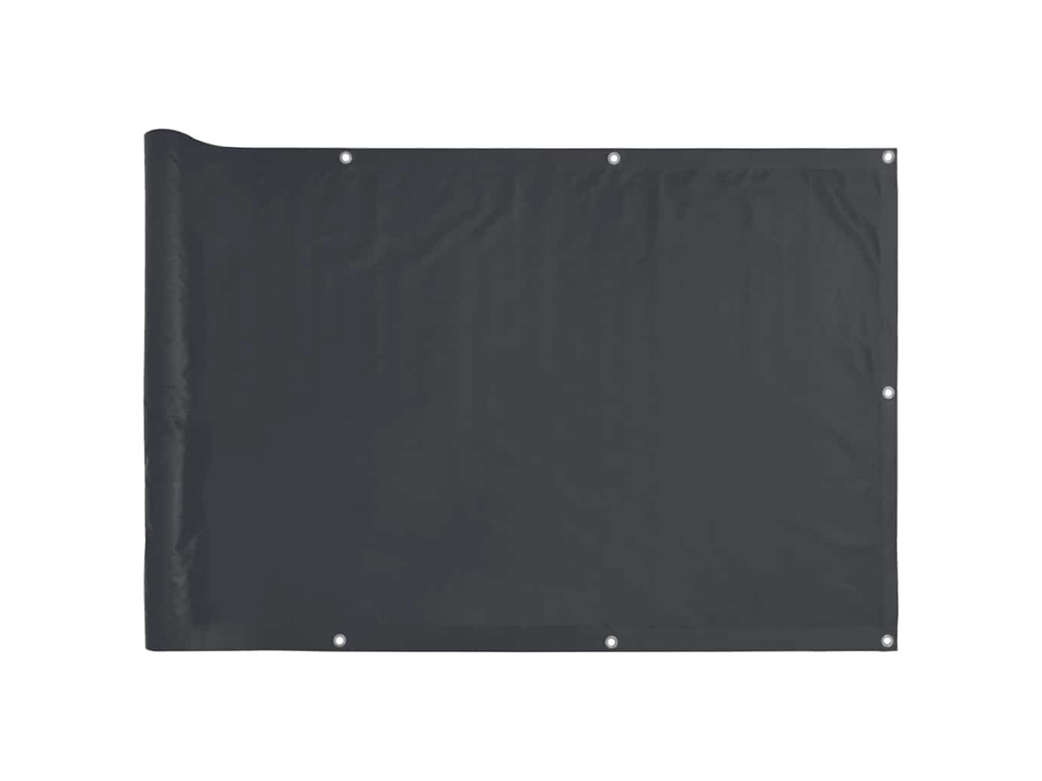 Balcony Privacy Screen, Balcony Privacy Screens Vidaxl Antracite Pvc (500 X 120 Cm)