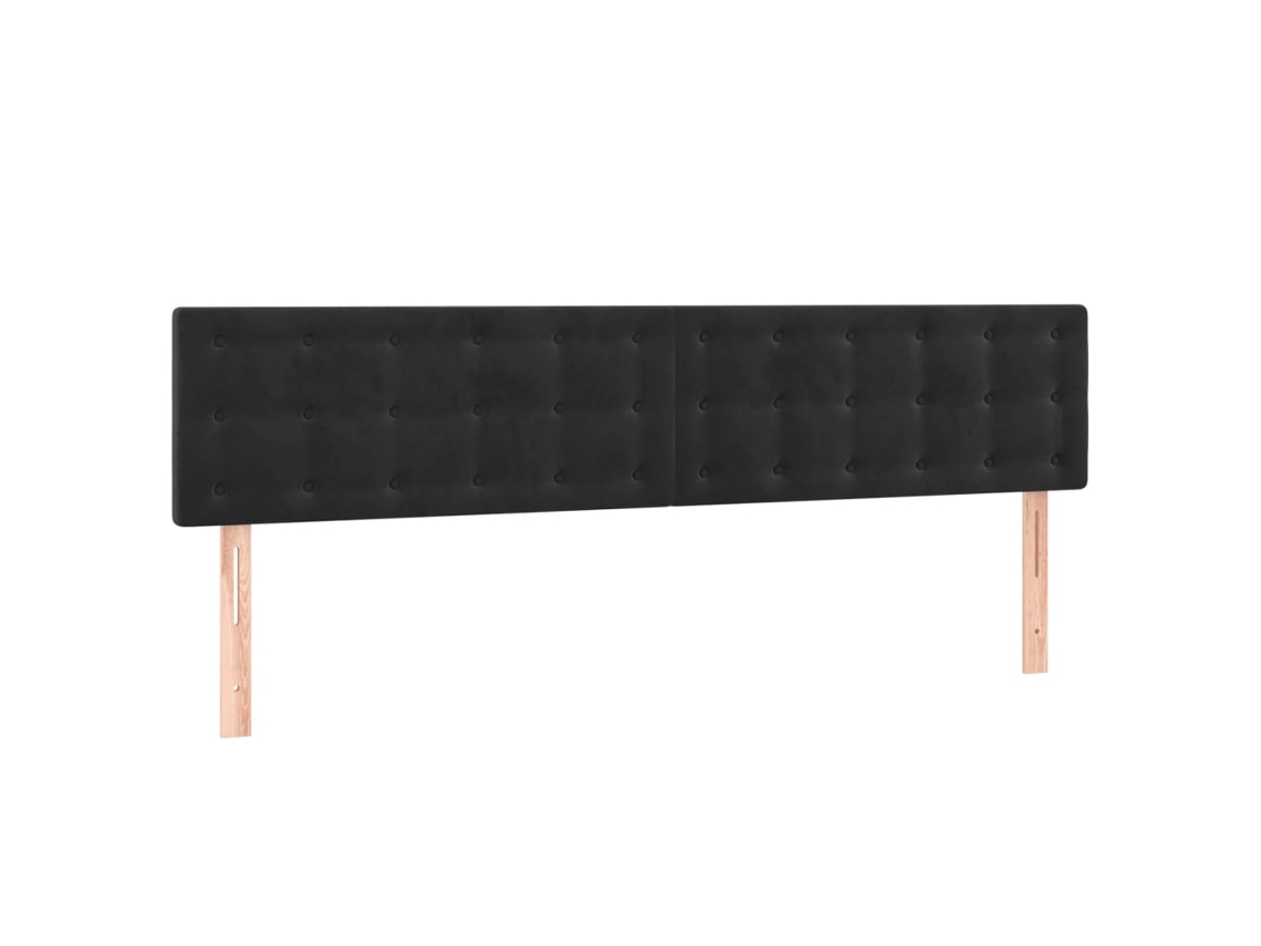 Headboard, Headboards Vidaxl Preto Veludo (160 Cm)