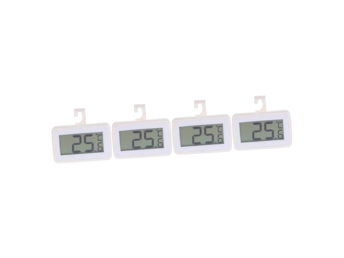 Lurelia Termómetro Digital, 4 Unidades, Para Frigorífico, Alta Precisão, Visor Fácil Leitura, Impermeável