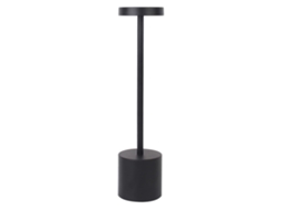 Lâmpada de Mesa Sem Fio Usb Recarregável Preta