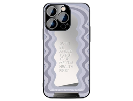 Suporte Casa Extraível Para Iphone 13 Pro Im-chen Pele Sintética Roxo