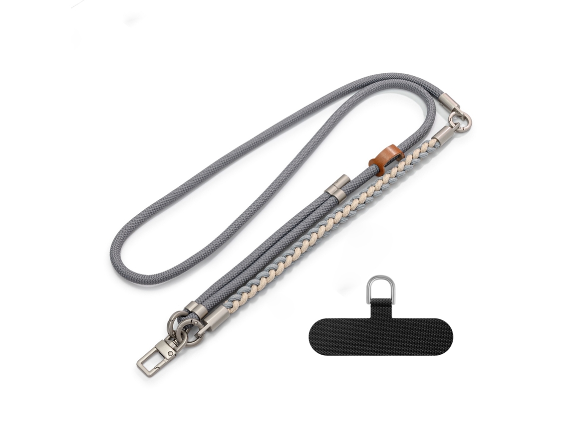 Lurelia Cordão Para Telemóvel Ajustável Anti-perda Transversal Para Pescoço 120 Cm
