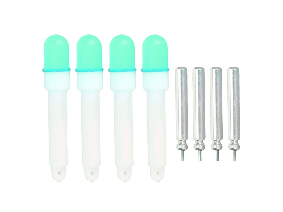 Panos de Pesca Led Visíveis Noite Verde 4pcs