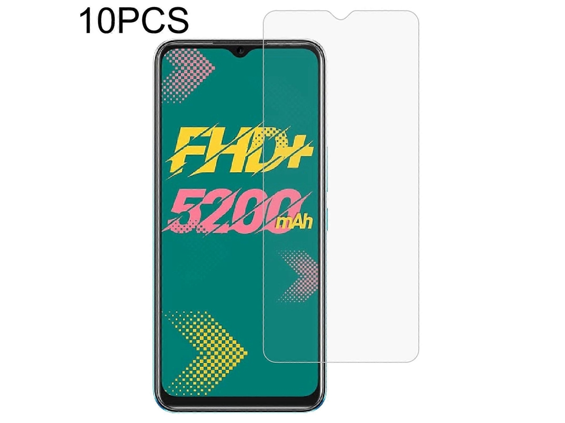 10 Unidades De Película De Vidro Temperado 9h 2.5d De 0,26 Mm Para Infinix Hot 11 (10 Unidades)