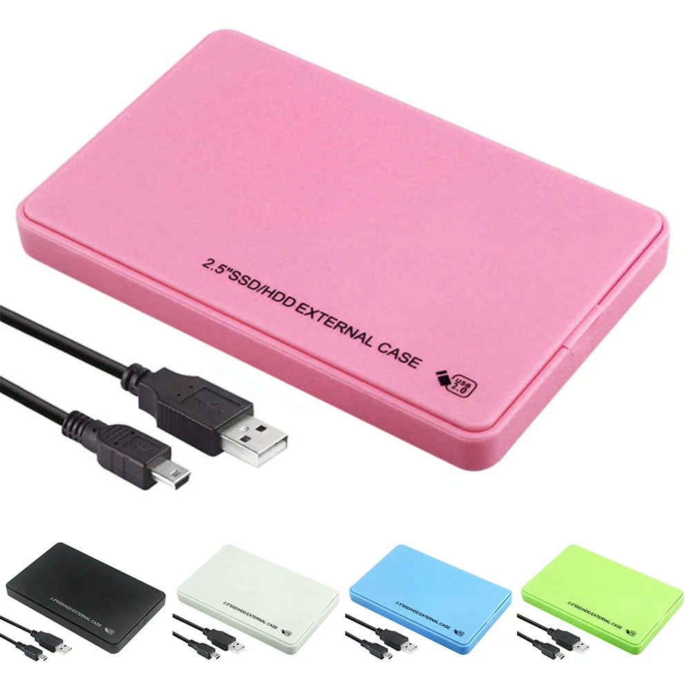 Gabinete HDD/SSD 2,5 Polegadas Rosa YANYXR