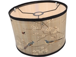 Capa de Bambu para Luminária Suspensa, Decoração para Casa, Tecida À Mão, Estilo Retrô. SFUSHOS