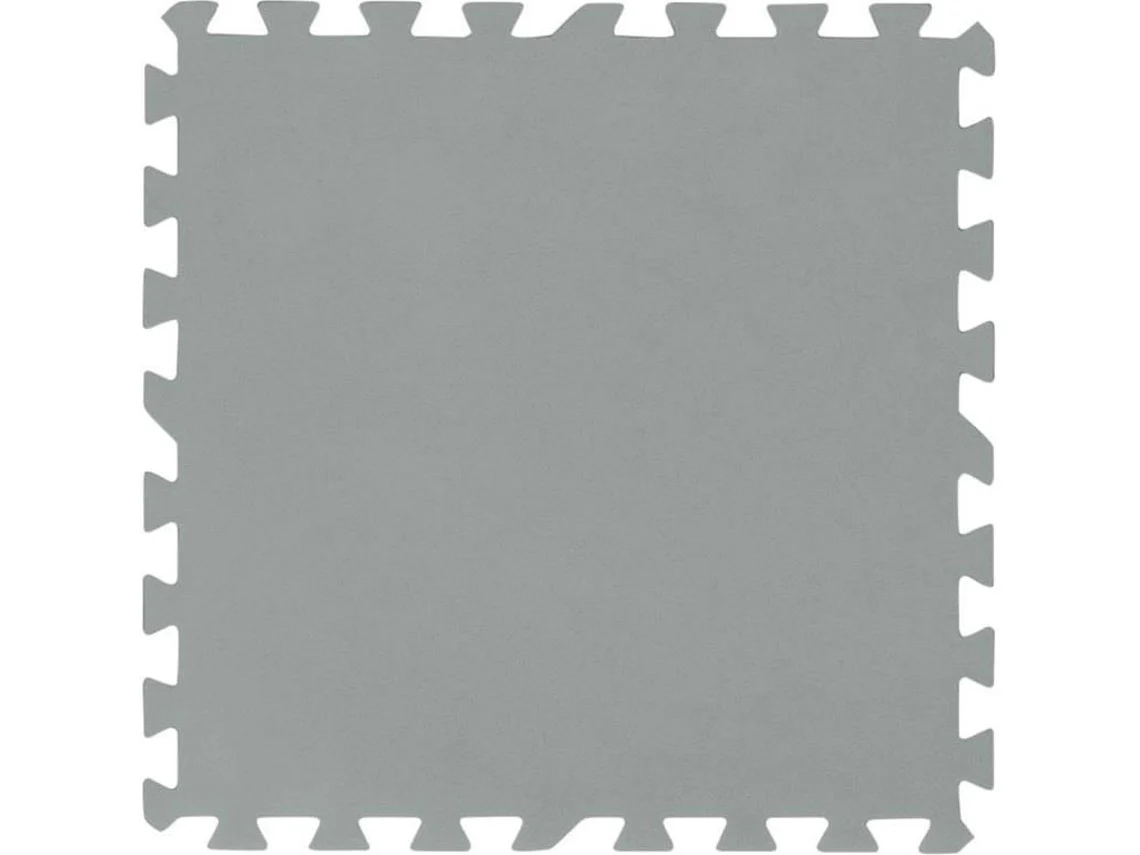 Protetor de Piso para Piscinas BESTWAY 9 Peças de 50x50 cm Polietileno Esponjoso Cinza