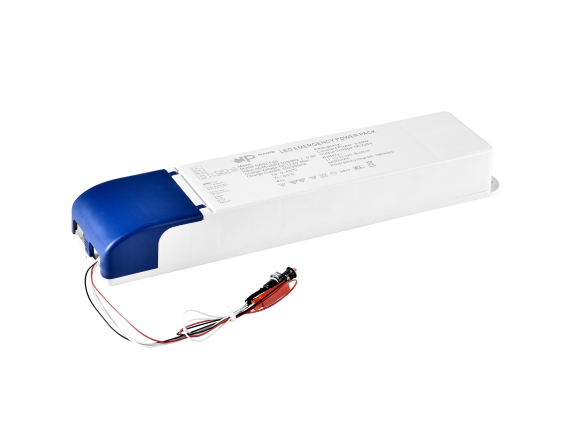 Driver de emergência para luminária LED de 60 W com carga total