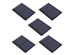 5 Peças Módulo Painel Solar Mini Sistema 0.65w Dc1.5v Para Projetos Diy Lar Brinquedos Carregamento De Baterias