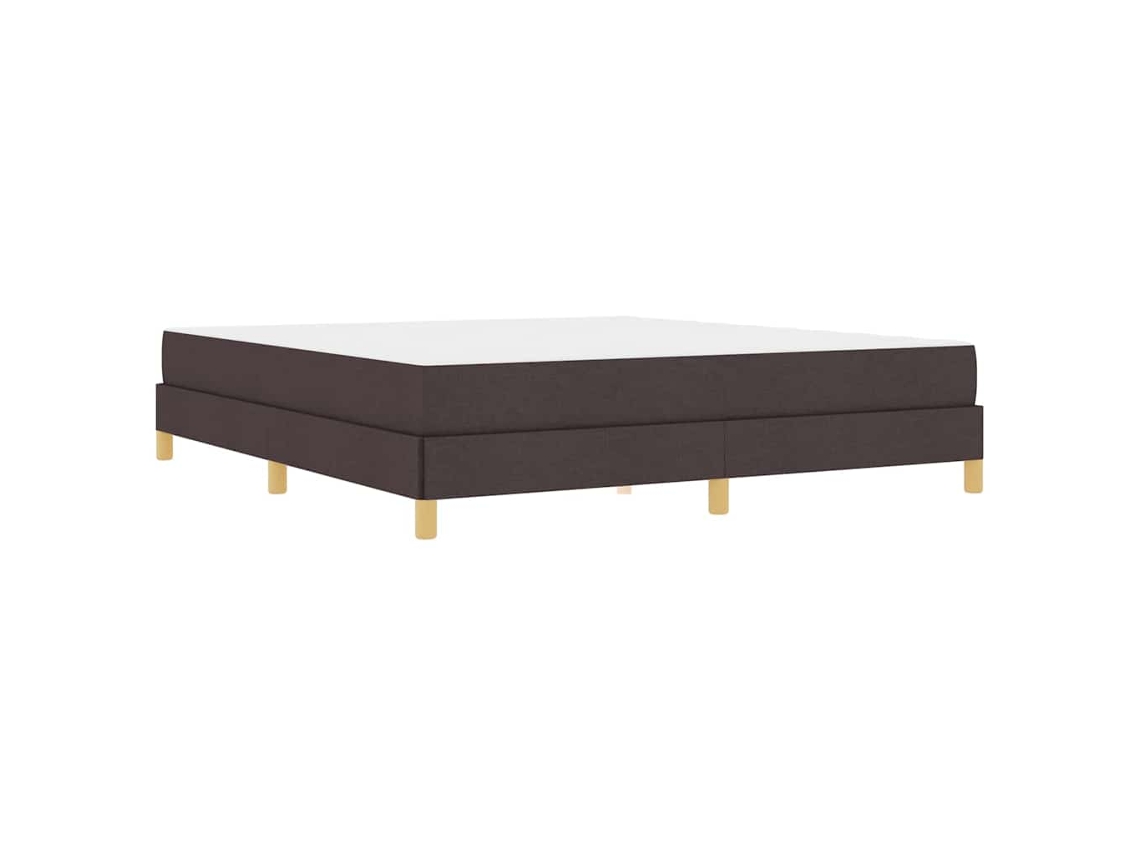Conjunto 1 Cama Box Vidaxl Castanho Tecido (180 X 200 Cm)