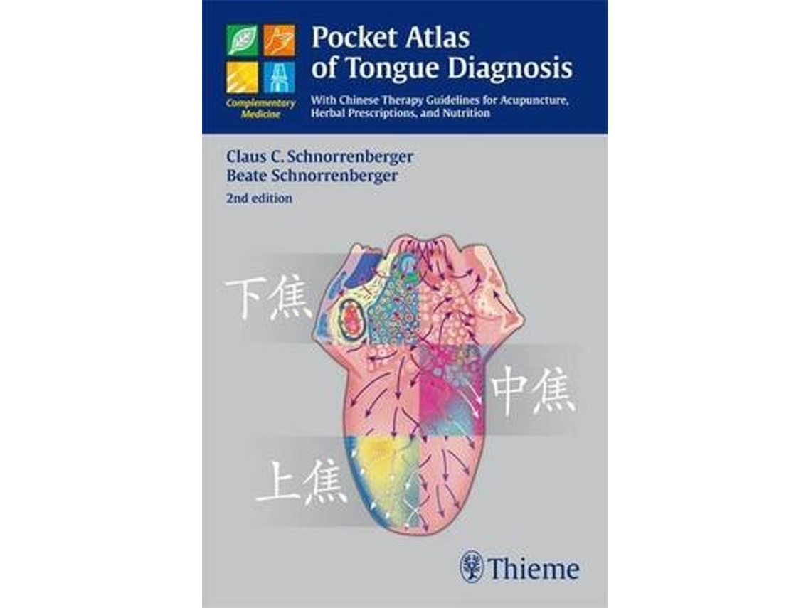 Livro Pocket Atlas of Tongue Diagnosis de Claus C Schnorrenberger e Beate Schnorrenberger (Inglês)