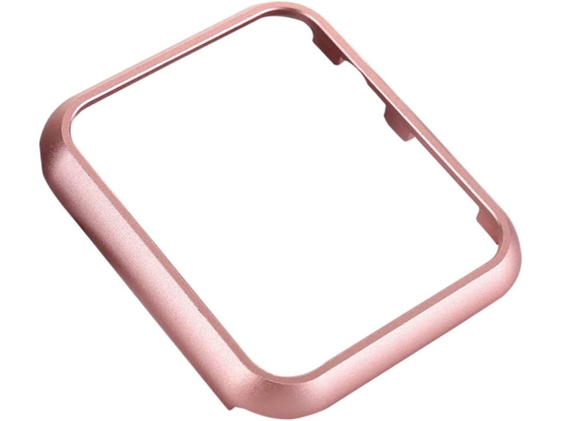 Capa Protetora De Alumínio Com Elegante Revestimento Metálico Rosa E Película Protetora De Tela Comp Gokoco