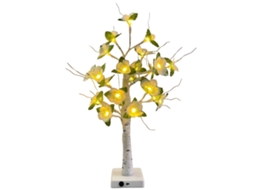 Laxiscreed Árvore De Luz De Flores Wild Berry Com Usb E Pilhas Para Uso Dual