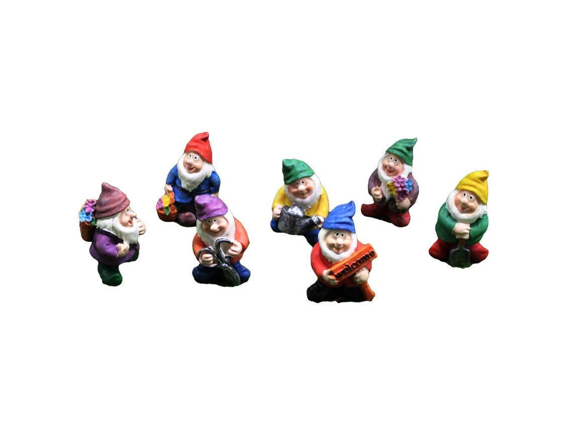 Estátua De Gnomo De Jardim, Ideal Para Decoração De Interiores E Exteriores, Figuras Colecionáveis Que Demonstram Unidade, Personagens Amigáveis E Bon