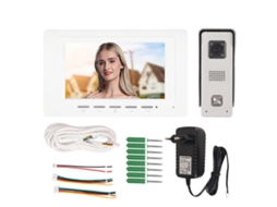Sistema Interfone Portão com Tela Tft 7'' Visão Noturna e À Prova de Chuva