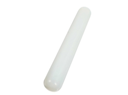Bastão de massagem facial com pedra de cristal natural, 1 unidade, branco