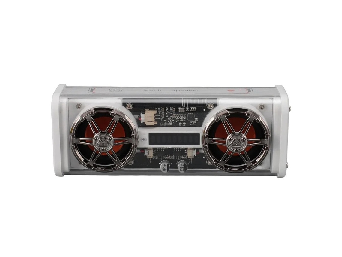 Alto Falante Transparente Com Subwoofer, 5.3, Luzes Coloridas Para Casa, Festa, Viagens Yizhood (branco)