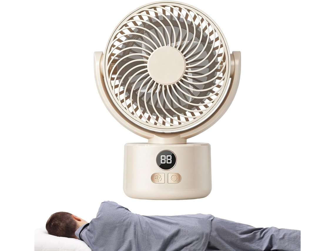 Ventilador Portátil Pequeno - De Mesa Tipo Turbina Com 199 Velocidades