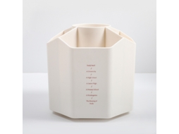 Lurelia Porta-lápis Giratório, 14 Cm, 13 Cm, 360°, 5 Compartimentos