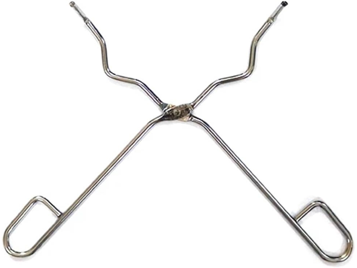 Pinça Para Lareira, Pinça Para Panela De Queima Lenha Em Aço Inoxidável 30cm
