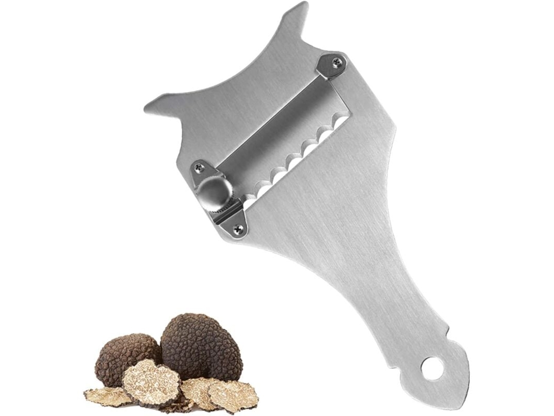 Lurelia Mandolina Multifuncional Ajustável, Lâminas Inoxidáveis, Espessura Regulável, Para Legumes