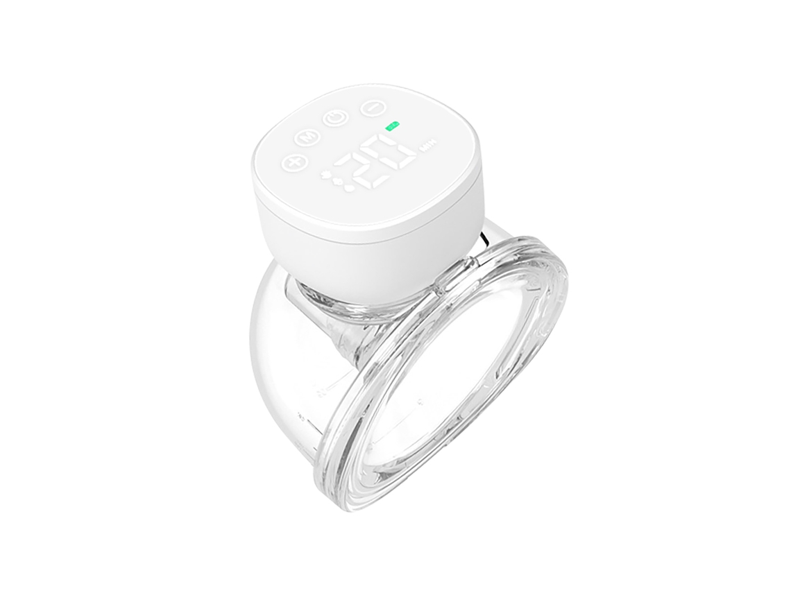 Bomba Tira leite Elétrica Invisível e Silenciosa, 3 Modos, 9 Níveis de Sucção, 180ml MDUG (1 Branca)