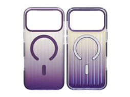 Capa Magsafe Ondulada Para Iphone 17 Pro - Roxo Escuro