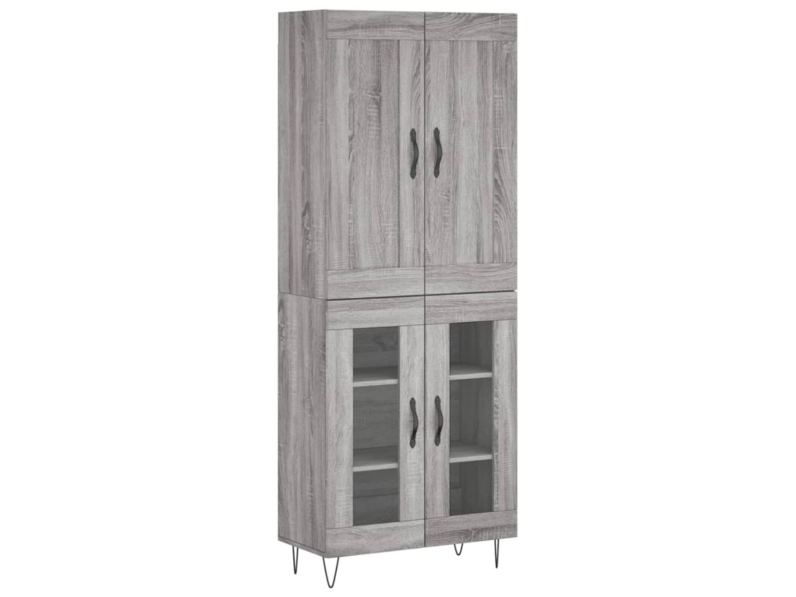Aparadores 3pcs MAISON EXCLUSIVE em Madeira Cinzento Cimento