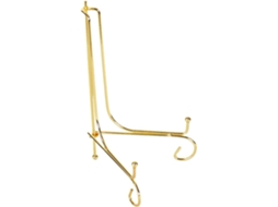 Suporte Relógio Prato Ferro Banhado Robusto Elegante Ideal Decoração Escritório Residência Design Moderno GOKOCO
